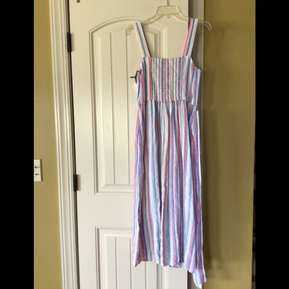 SALE🆕JOULES BUTTON FRONT LINEN BLEND SUNDRESS(Sz 6& 8) - Picture 6 of 12